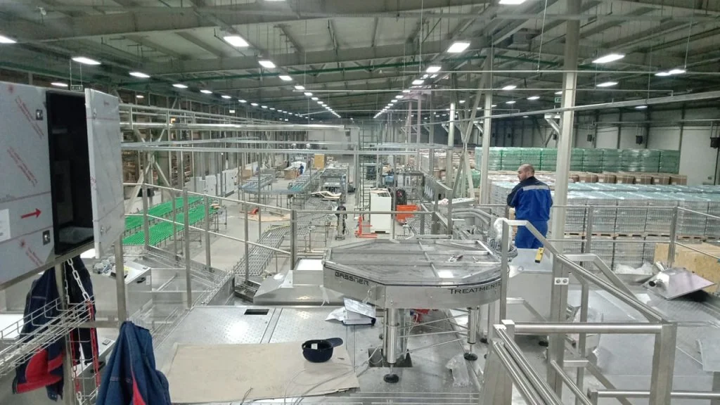 Реконструкция складского корпуса по установке производственной линии безалкогольных напитков «Кока-Кола», г. Астана, 2020–2021 г