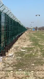 Ограждение 3D забора, по периметру аэропорта г. Алматы, расстояние 19,5 км, 2022-2023 г