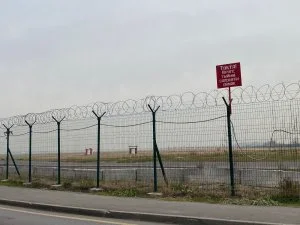 Ограждение 3D забора, по периметру аэропорта г. Алматы, расстояние 19,5 км, 2022-2023 г